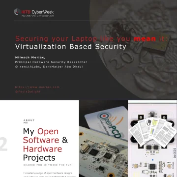 Virtualization-based laptop security